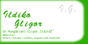 ildiko gligor business card